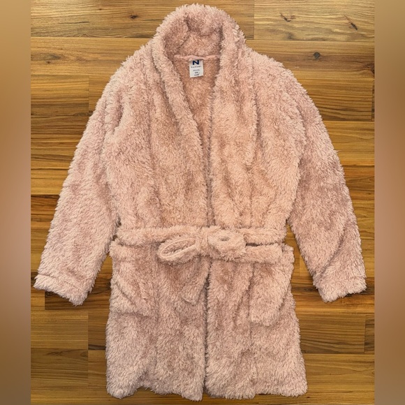 Natori Other - Natori Plush Teddy Robe S/M Blush Pink Spa Cozy Loungewear Belted